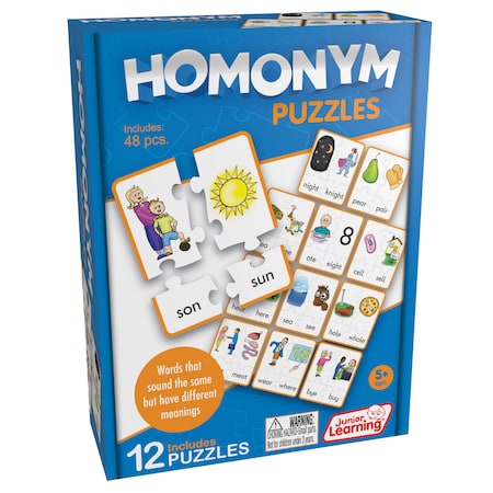 Homonym Puzzles, 12 Puzzles